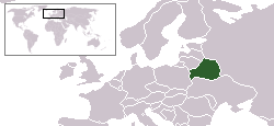 Location of Belarus